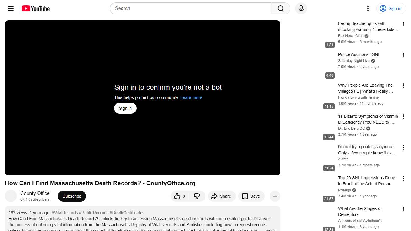 How Can I Find Massachusetts Death Records? - CountyOffice.org - YouTube